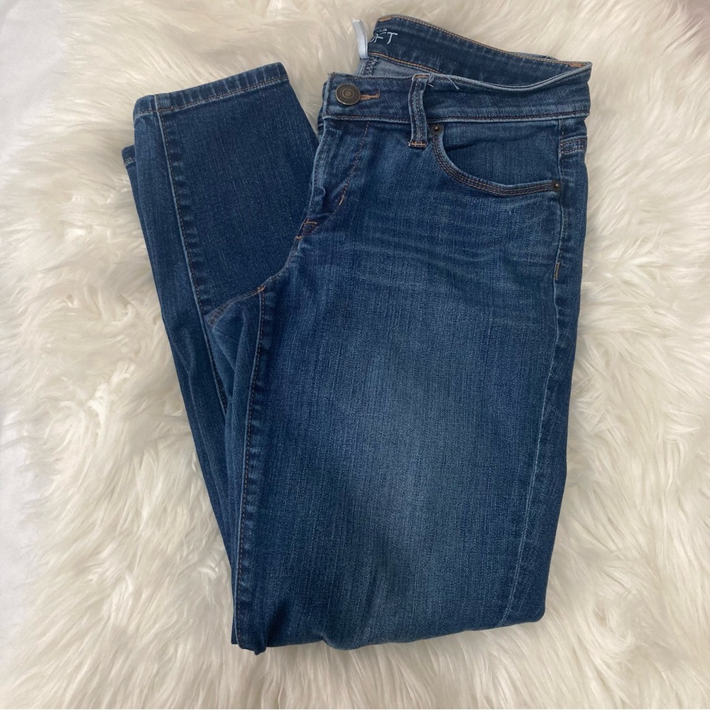 LOFT CURVY SKINNY ANKLE DENIM PANTS - Picture 3 of 9